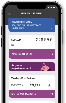 App facture eau Veolia