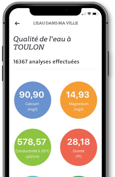 App qualite prix eau Veolia