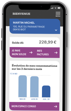 App consommations eau Veolia